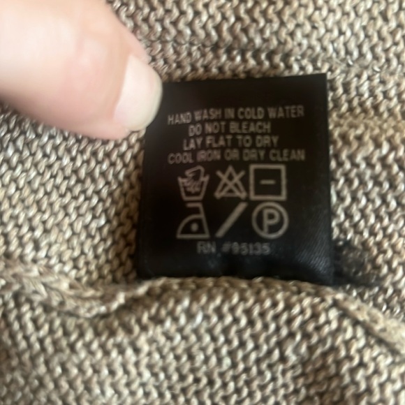 Lafayette 148 Knitted Open Front Cardigan Pockets Size L - Picture 11 of 11